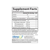Carlson Omega-3 Fish Oil capsules on a spoon