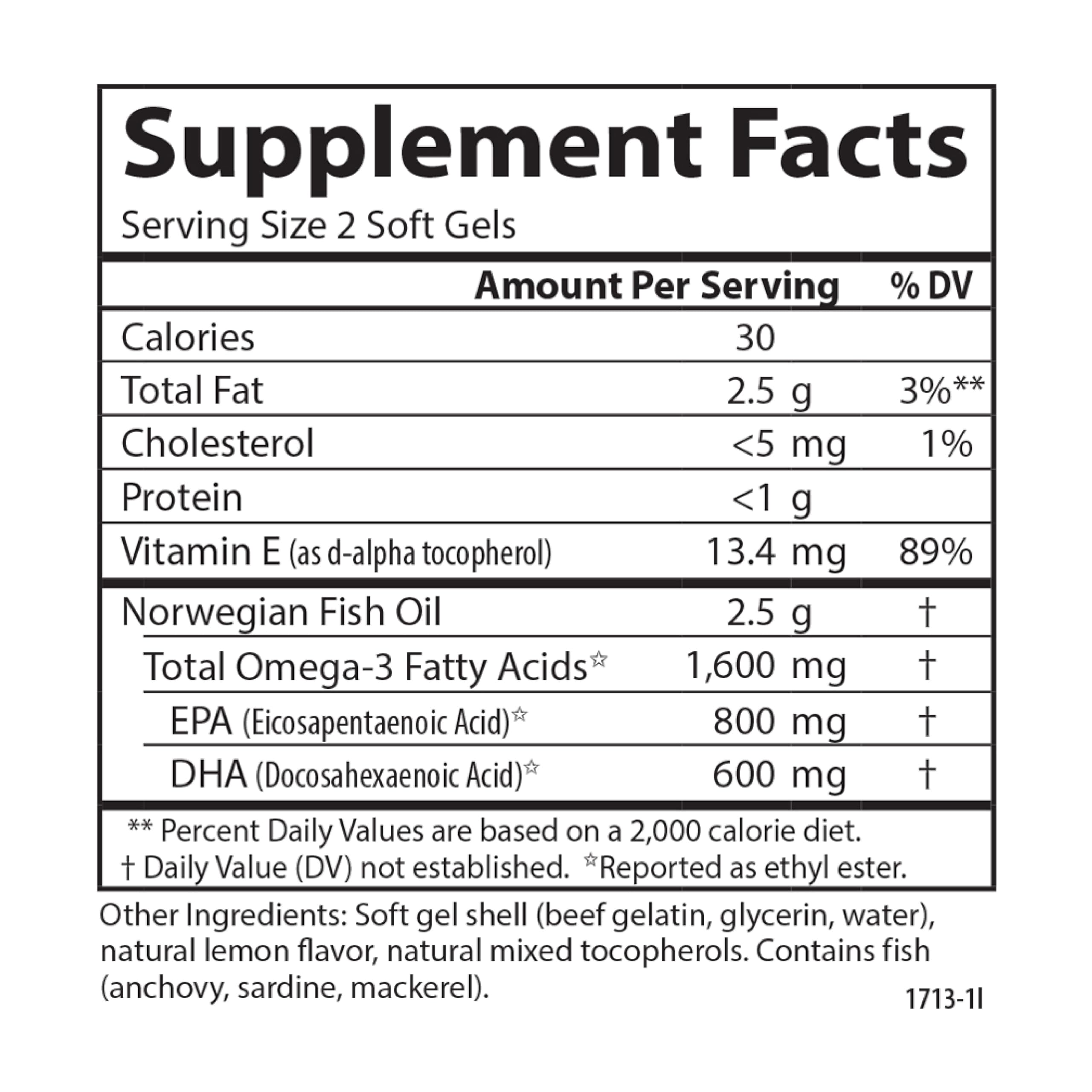 Carlson Omega-3 Fish Oil Soft Gels close-up