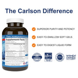 Carlson Omega-3 Fish Oil Soft Gels packaging