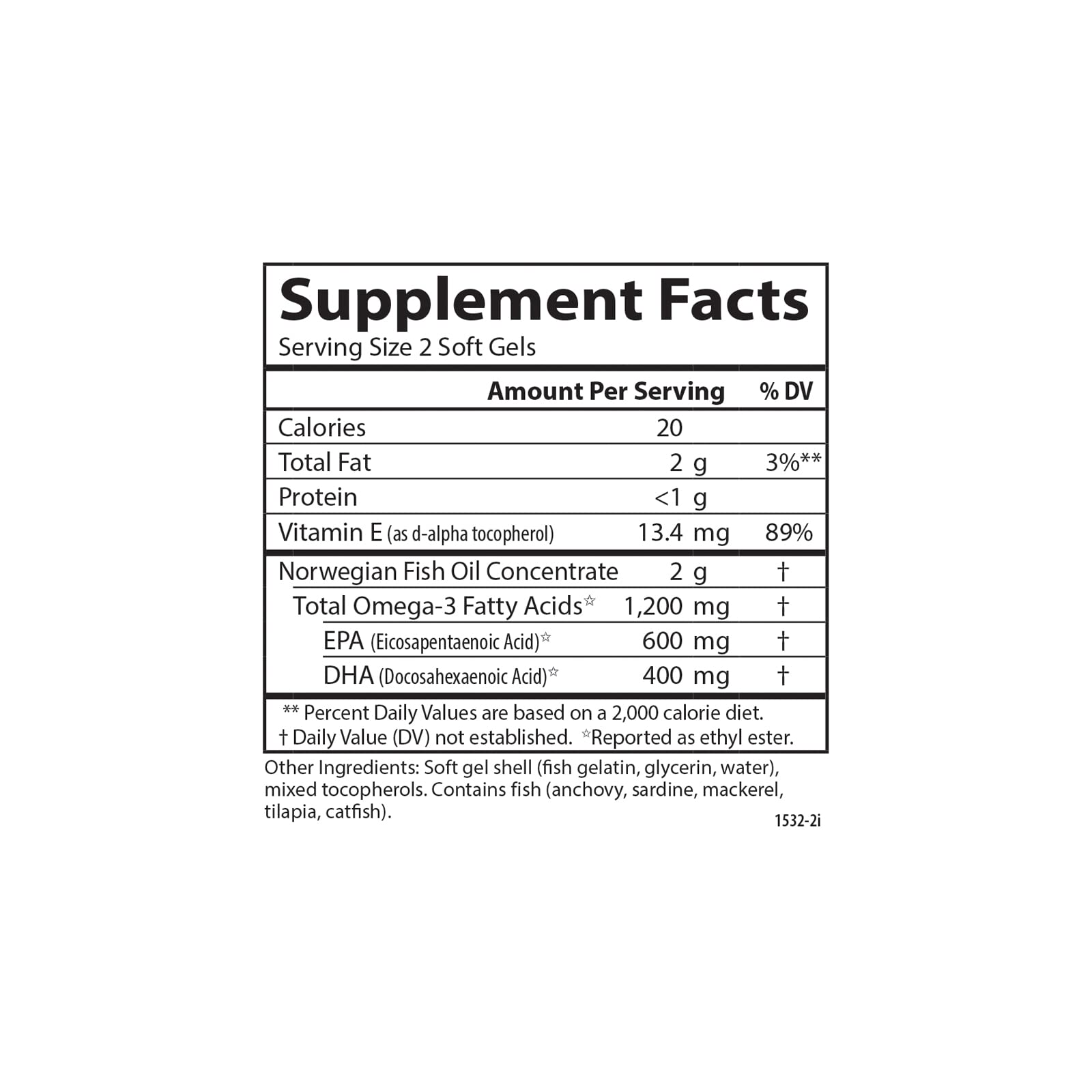 Carlson Omega-3 Fish Oil Soft Gels with a measuring spoon for serving size