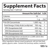 Carlson Omega-3 Fish Oil Supplement 700mg packaging
