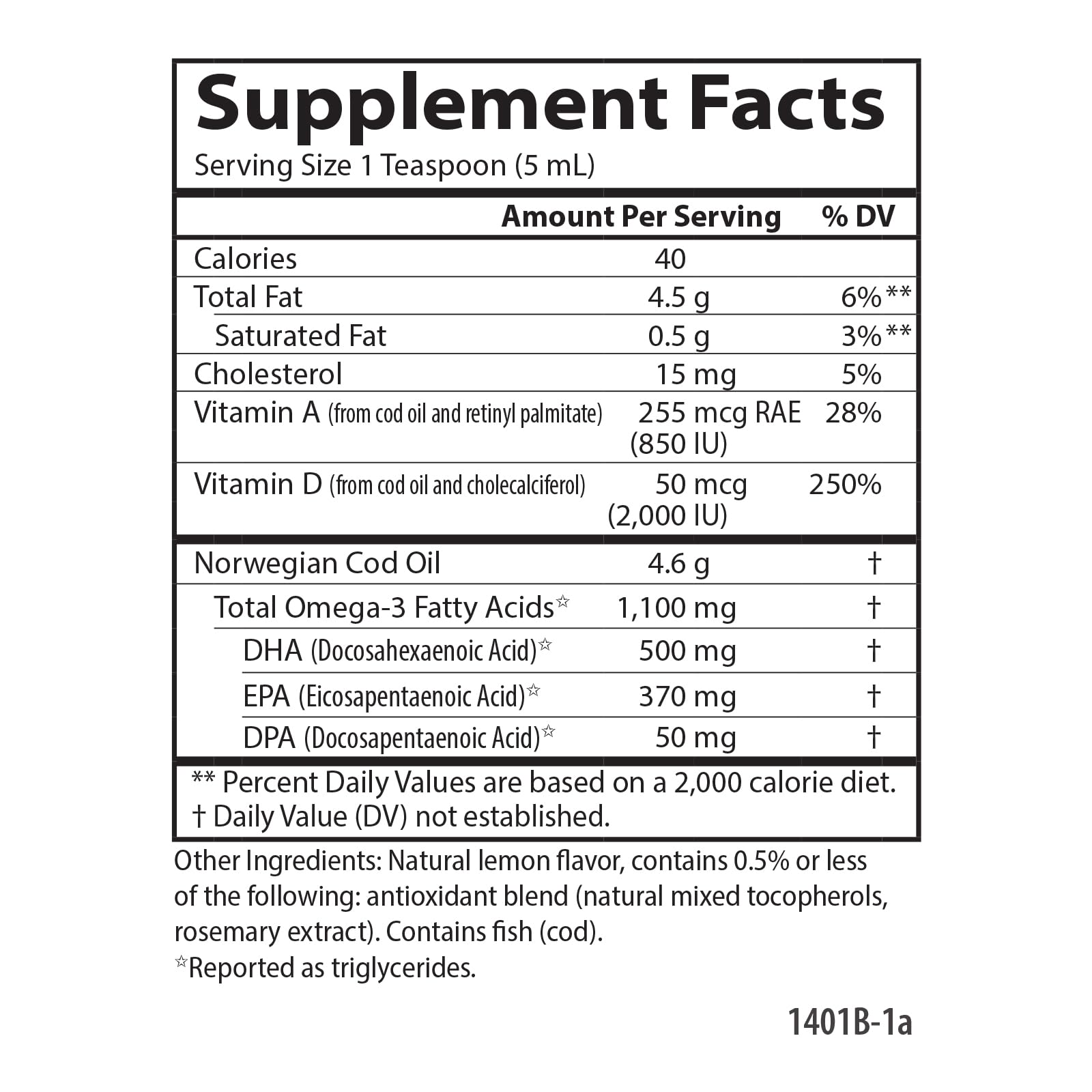 Carlson Super D Omega-3 supplement in a teaspoon with lemon slices