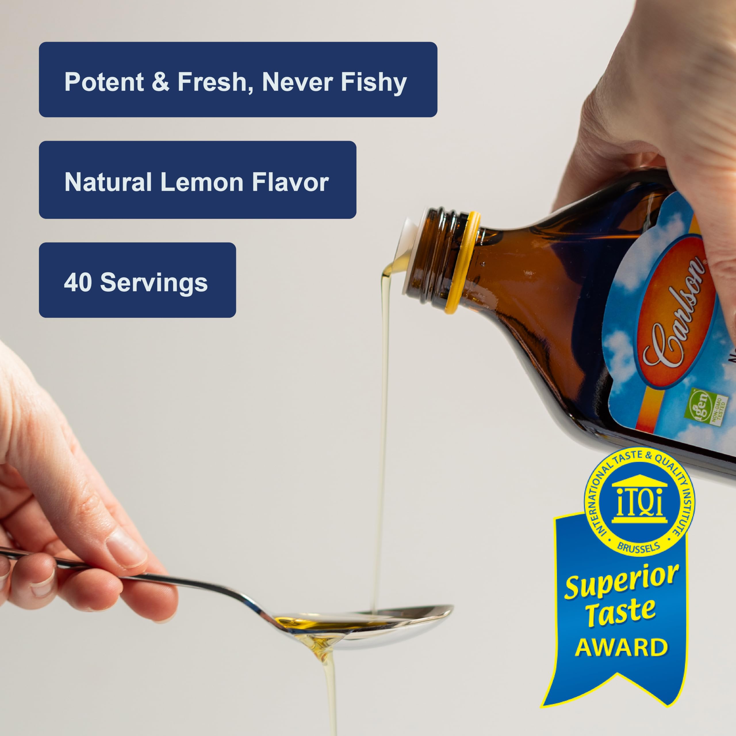 Carlson The Very Finest Fish Oil 400g nutritional information