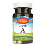 Carlson Vitamin A Soft Gel soft gel in hand