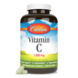 Carlson Vitamin C 1000 mg Tablets lifestyle scene on a kitchen counter