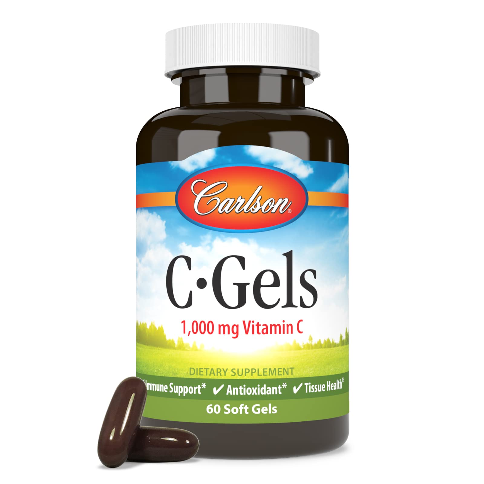 Carlson Vitamin C 1000mg supplement ingredients list