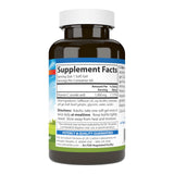 Carlson Vitamin C 1000mg supplement side view