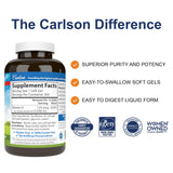 Carlson Vitamin D3 5000 IU soft gel capsules side view