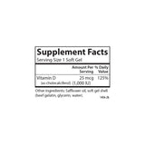 Carlson Vitamin D3 Soft Gel 1000 IU packaging