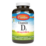 Carlson Vitamin D3 Softgels 4000 IU front view