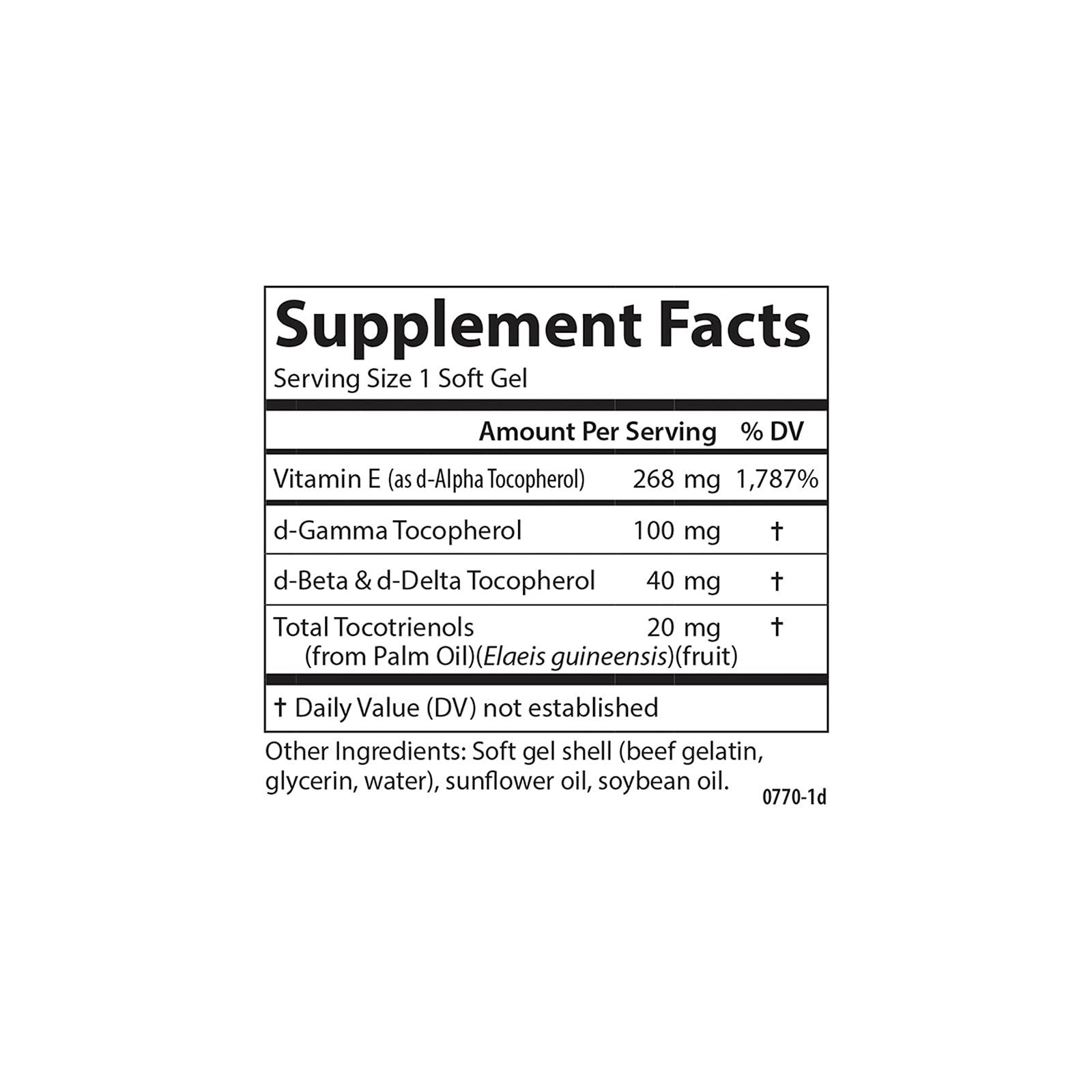 Carlson Vitamin E Soft Gel Capsules 400 IU packaging