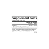 Carlson Vitamin E softgel ingredients list