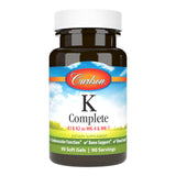 Carlson Vitamin K1 & K2 Supplement front view