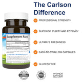 Carlson Vitamin K2 5 mg soy-free capsules back view