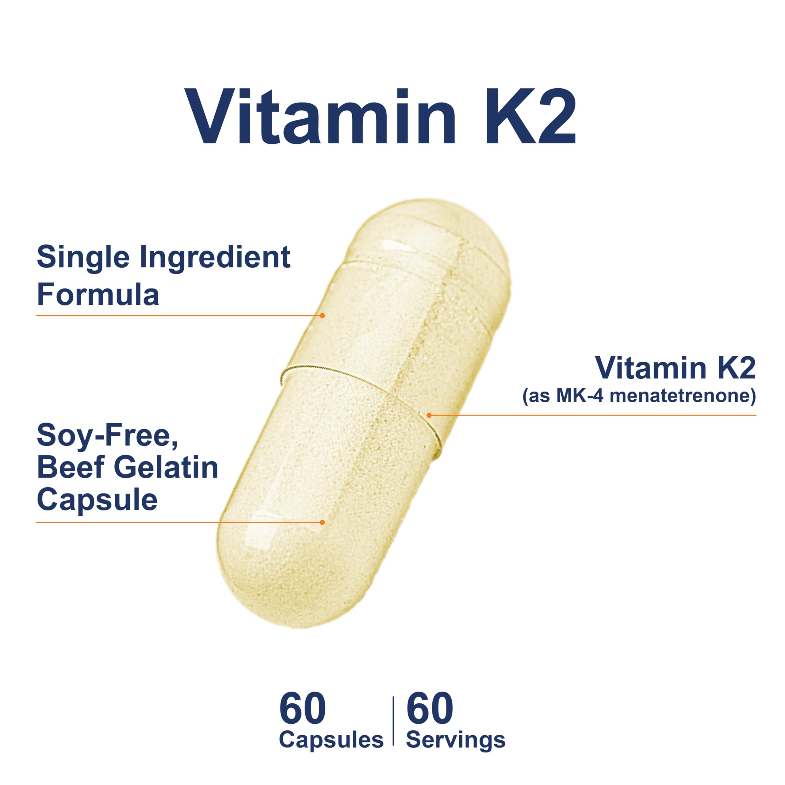 Carlson Vitamin K2 5 mg soy-free capsules packaging