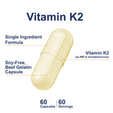 Carlson Vitamin K2 5 mg soy-free capsules packaging