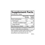 Carlson Zinc Chewables 5mg nutritional information