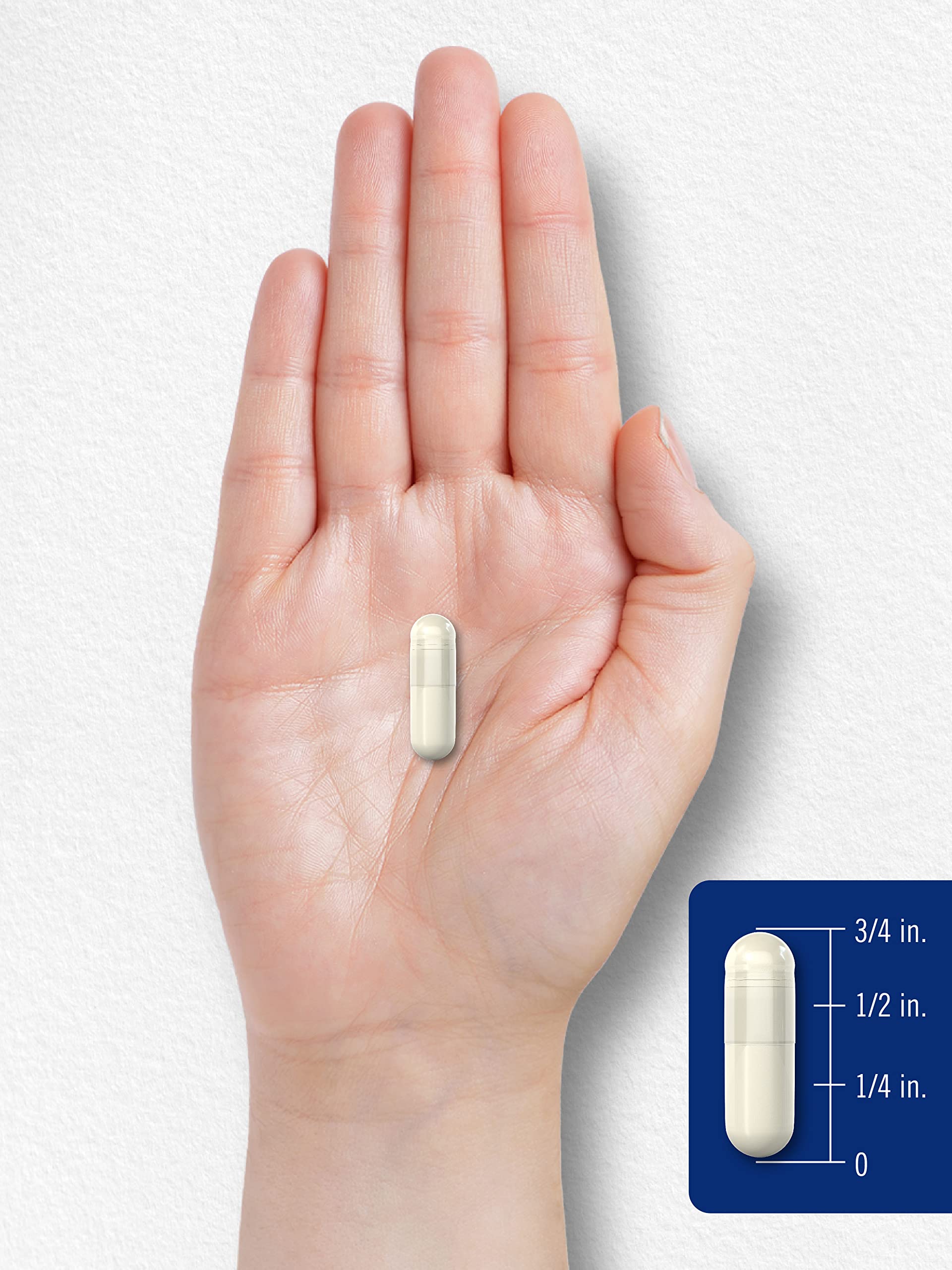 Carlyle 5-HTP Capsules 100mg with a glass of water