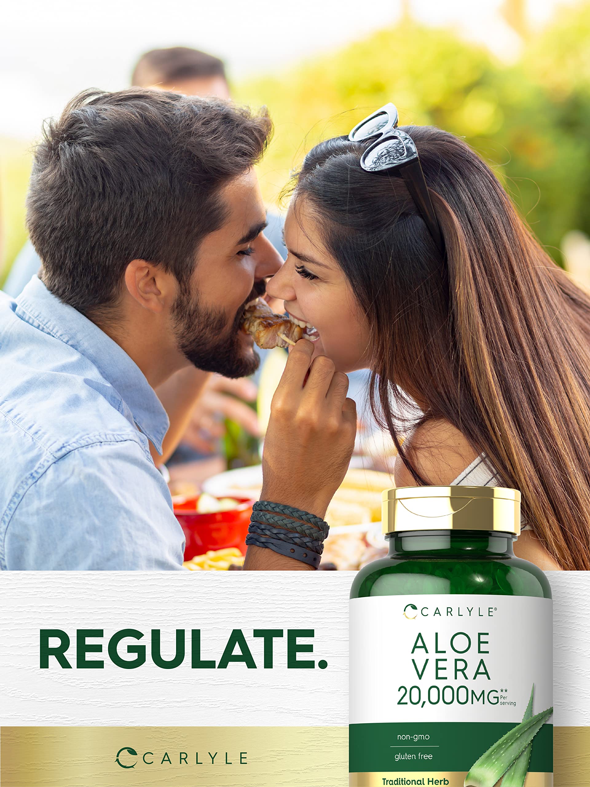 Carlyle Aloe Vera Concentrated Softgels in a lifestyle setting