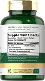 Carlyle Aloe Vera Concentrated Softgels side view showing softgel capsules
