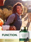 Carlyle Aronia Berry Capsules in a lifestyle setting