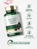 Carlyle Aronia Berry Capsules ingredients list on packaging