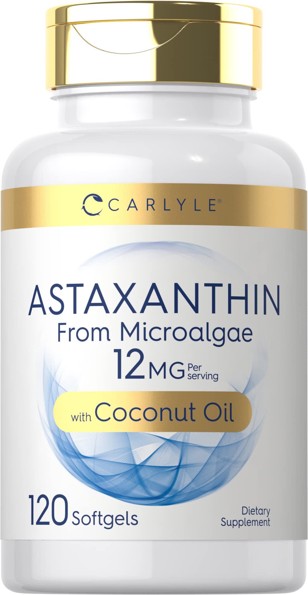 Carlyle Astaxanthin Softgels 12mg front view packaging