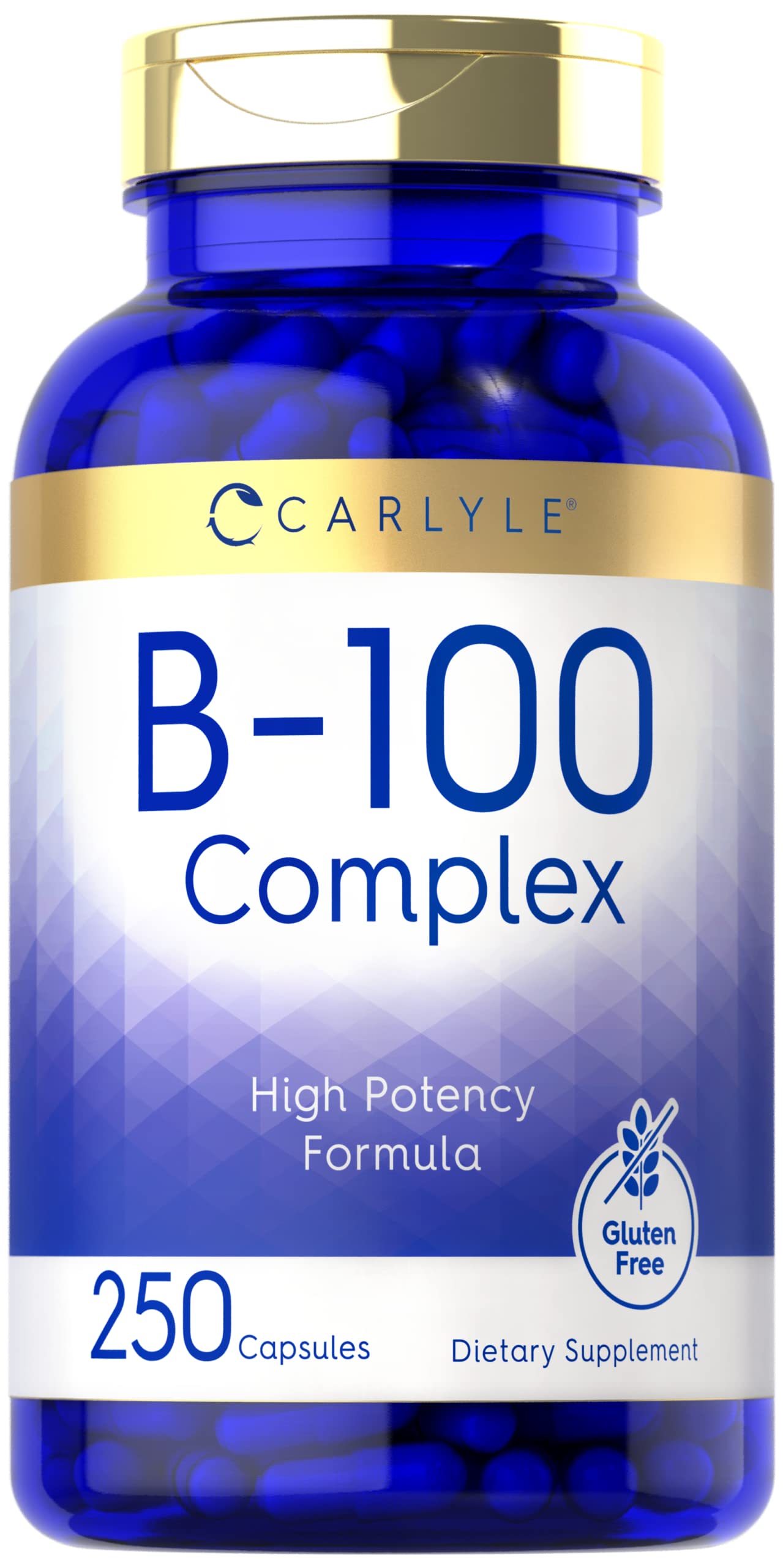 Carlyle B-100 Complex bottle front view with label