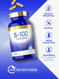 Carlyle B-100 Complex ingredients list on packaging