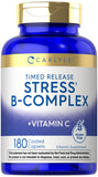 Carlyle B-Complex Vitamin Supplement 180 caplets front view
