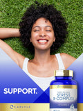 Carlyle B-Complex Vitamin Supplement displayed with other supplements
