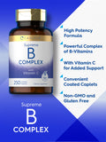 Carlyle B-Complex Vitamins 200mg vegetarian caplets ingredients list