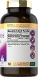 Carlyle B3 Niacin 1000mg capsules side view