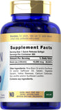 Carlyle Biotin softgels close-up with label details