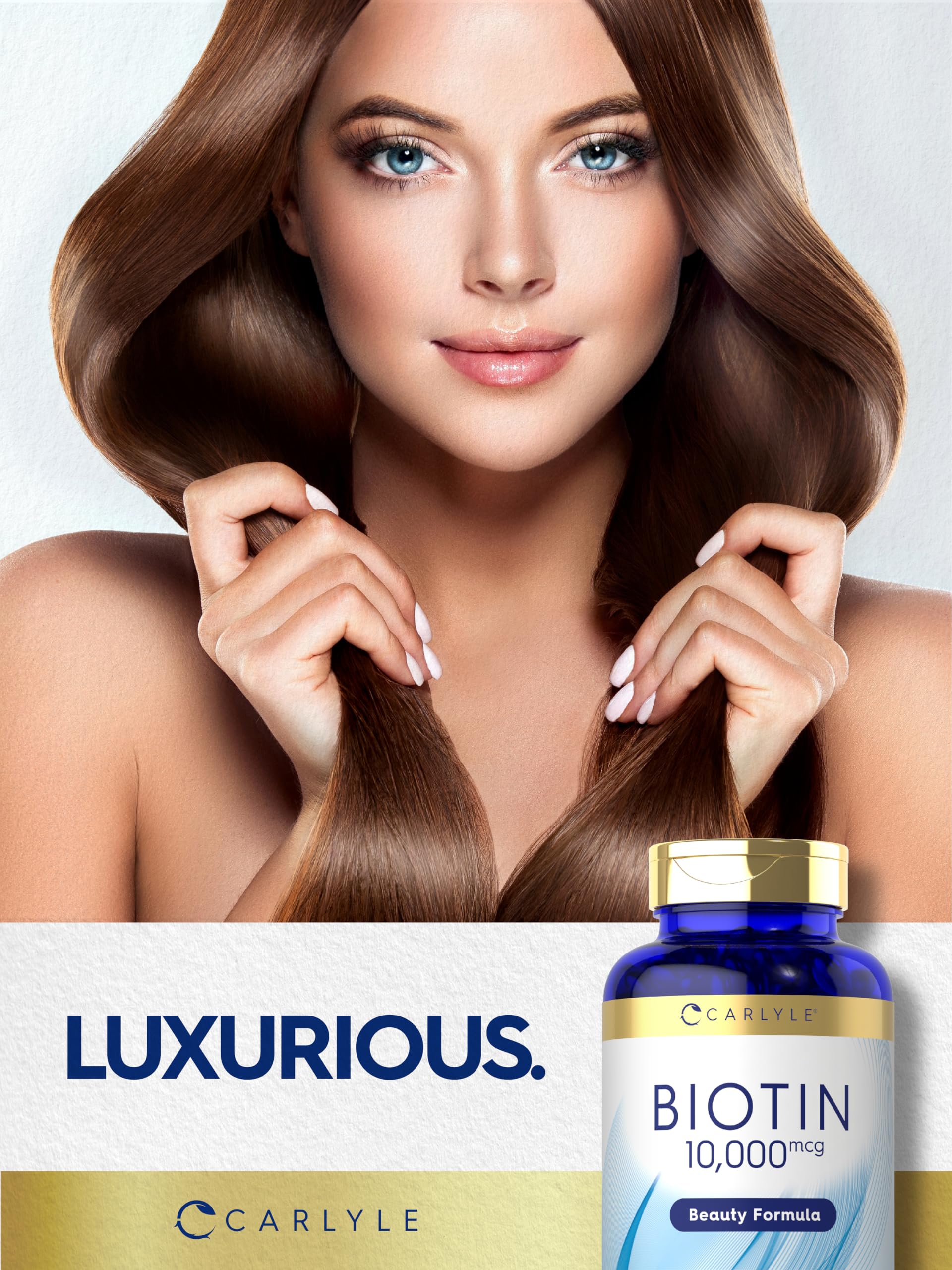 Carlyle Biotin softgels easy-to-swallow format