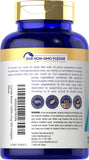 Carlyle Biotin softgels side view showing ingredients