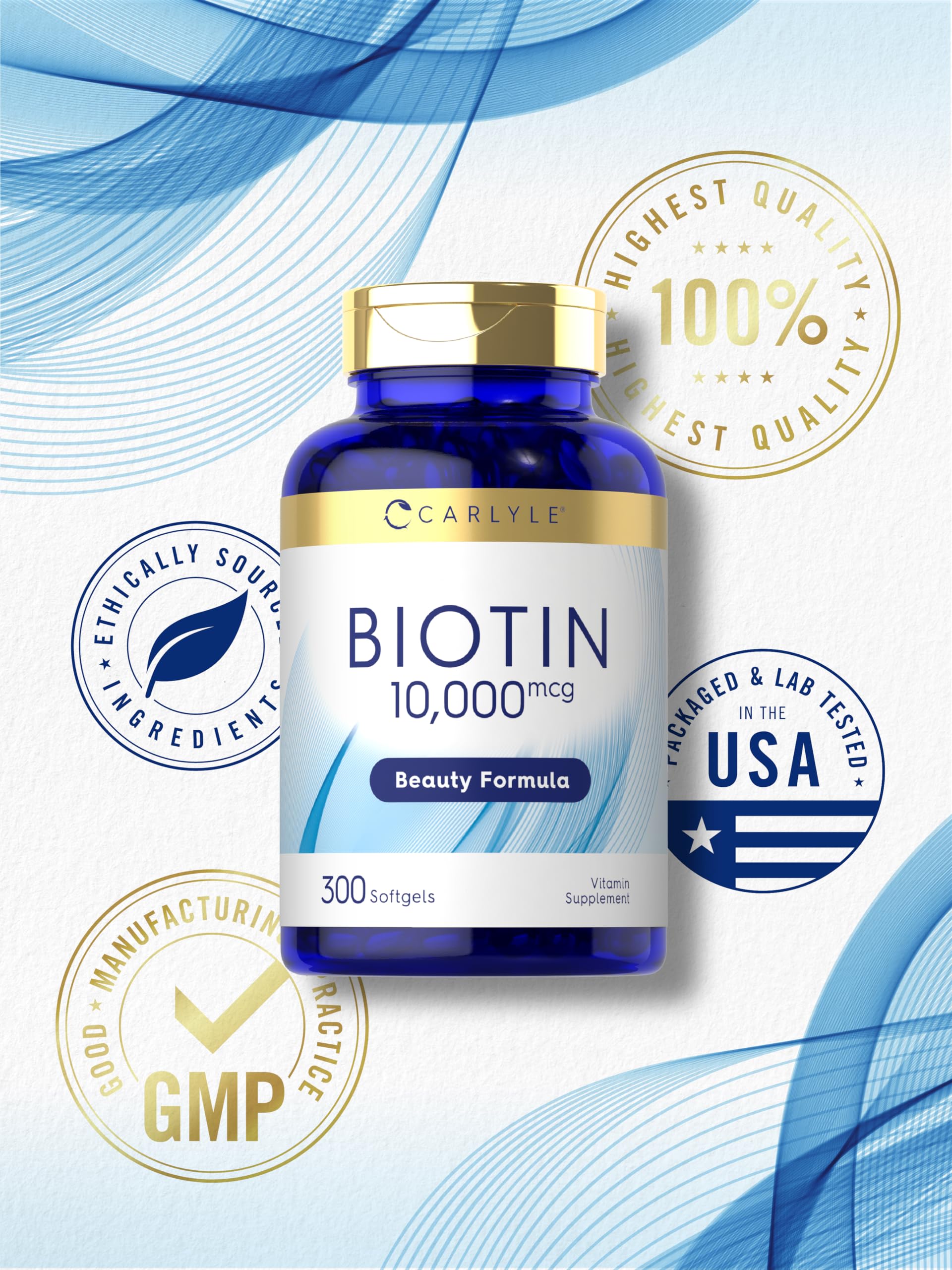 Carlyle Biotin softgels supplement facts