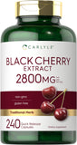 Carlyle Black Cherry Extract 1000mg quick-release capsules front view