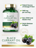 Carlyle Black Currant Oil softgel side view