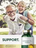 Carlyle Borage Oil Omega-6 Softgels lifestyle scene