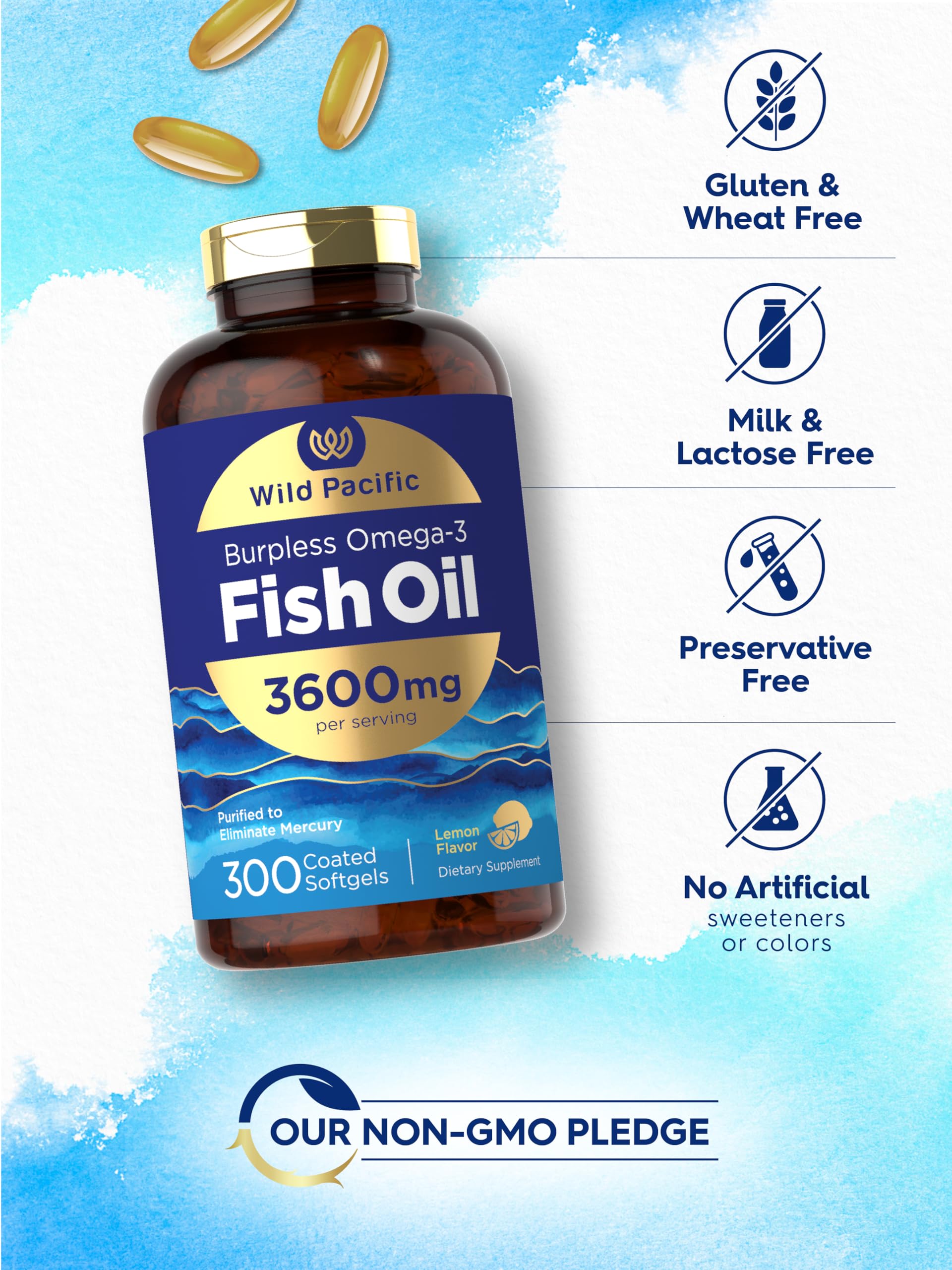 Carlyle Burpless Omega-3 Fish Oil ingredients list