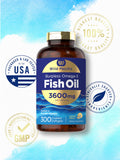 Carlyle Burpless Omega-3 Fish Oil softgels in a bowl