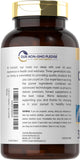 Carlyle Calcium + D3 caplets back view showing ingredients