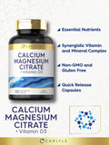 Carlyle Calcium Magnesium Vitamin D3 Capsules close-up of capsules
