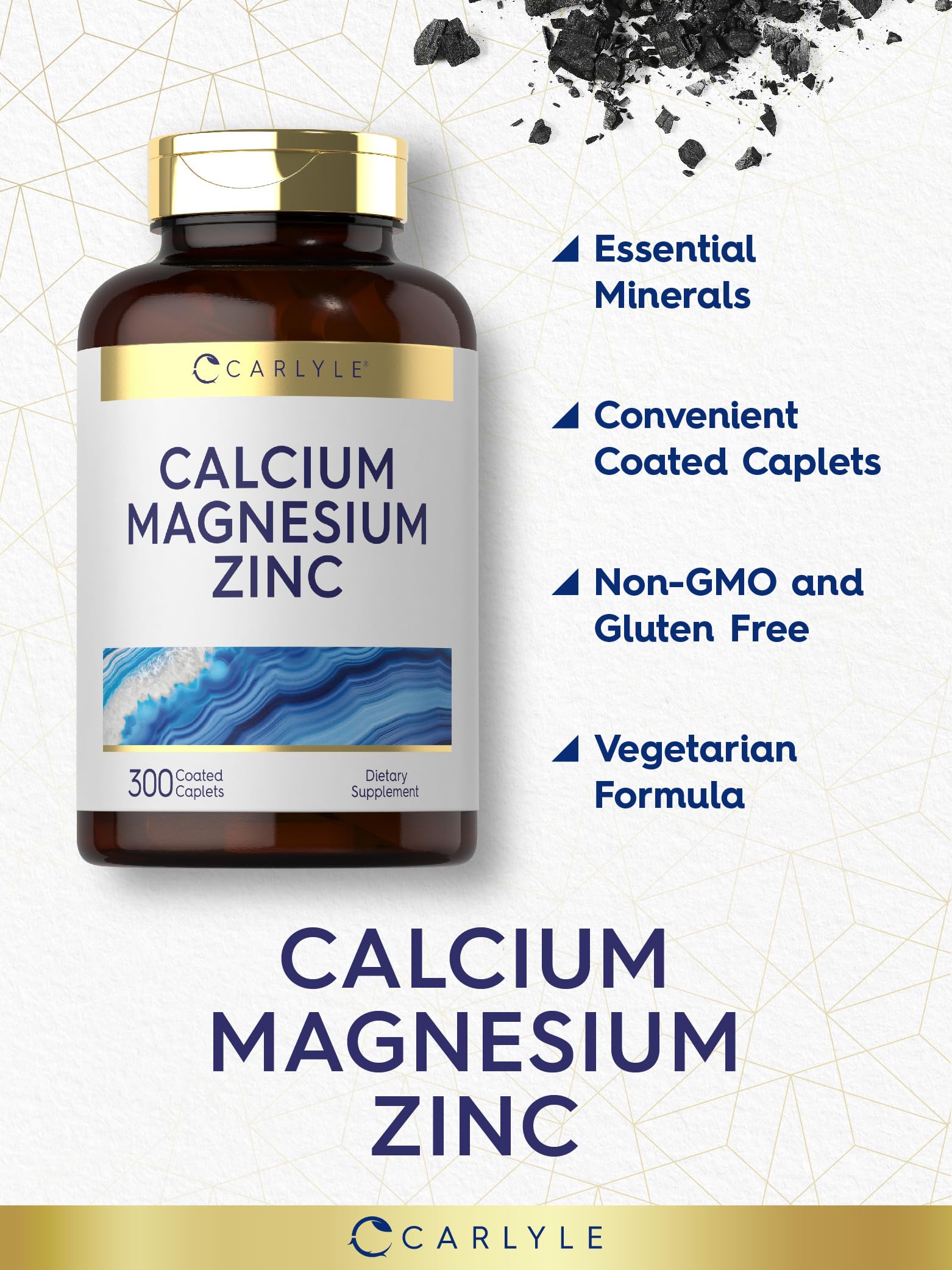 Carlyle Calcium Magnesium Zinc label details
