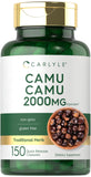 Carlyle Camu Camu Vitamin C Capsules bottle front view