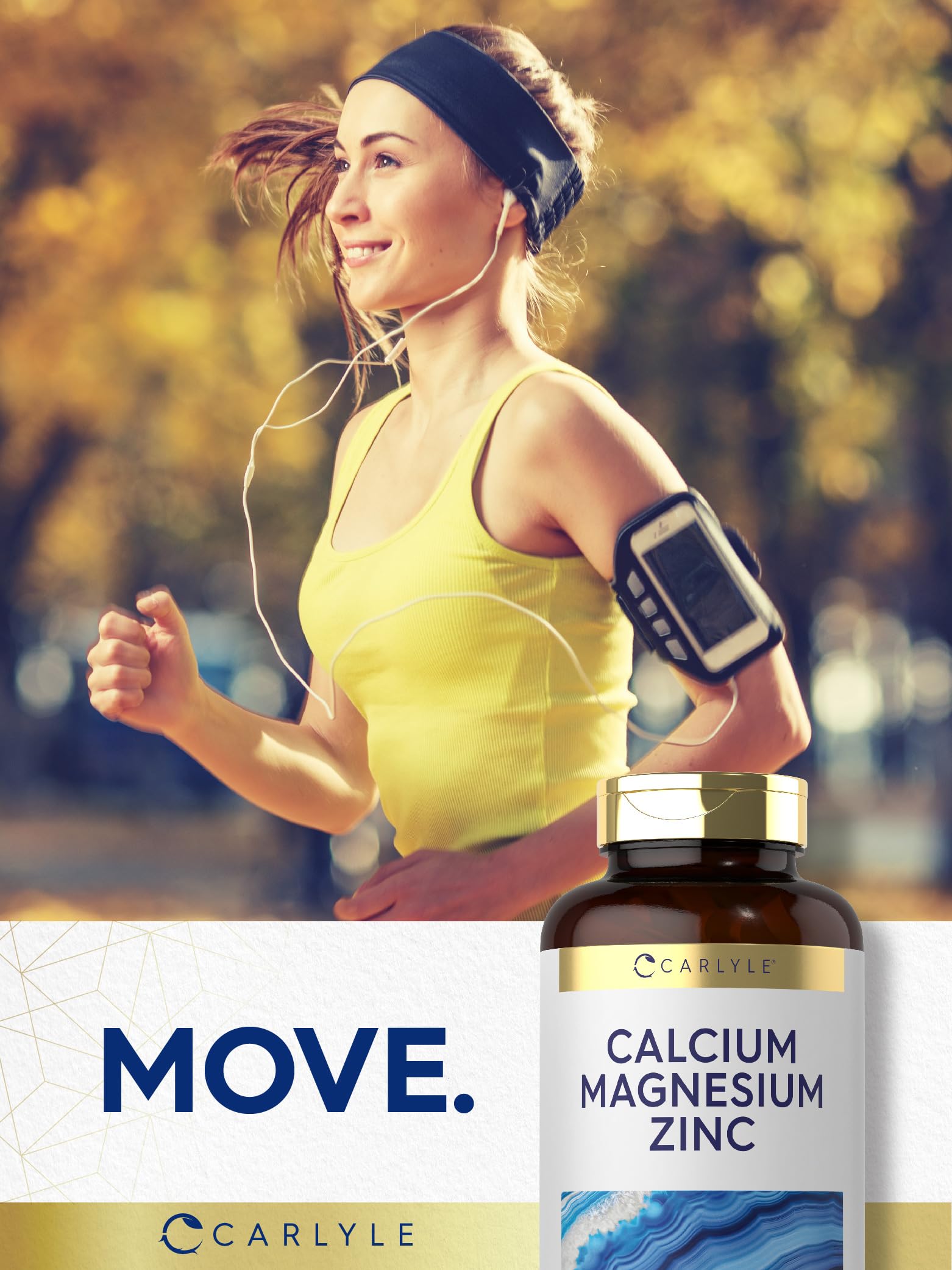 Carlyle caplets with vegetarian formula label