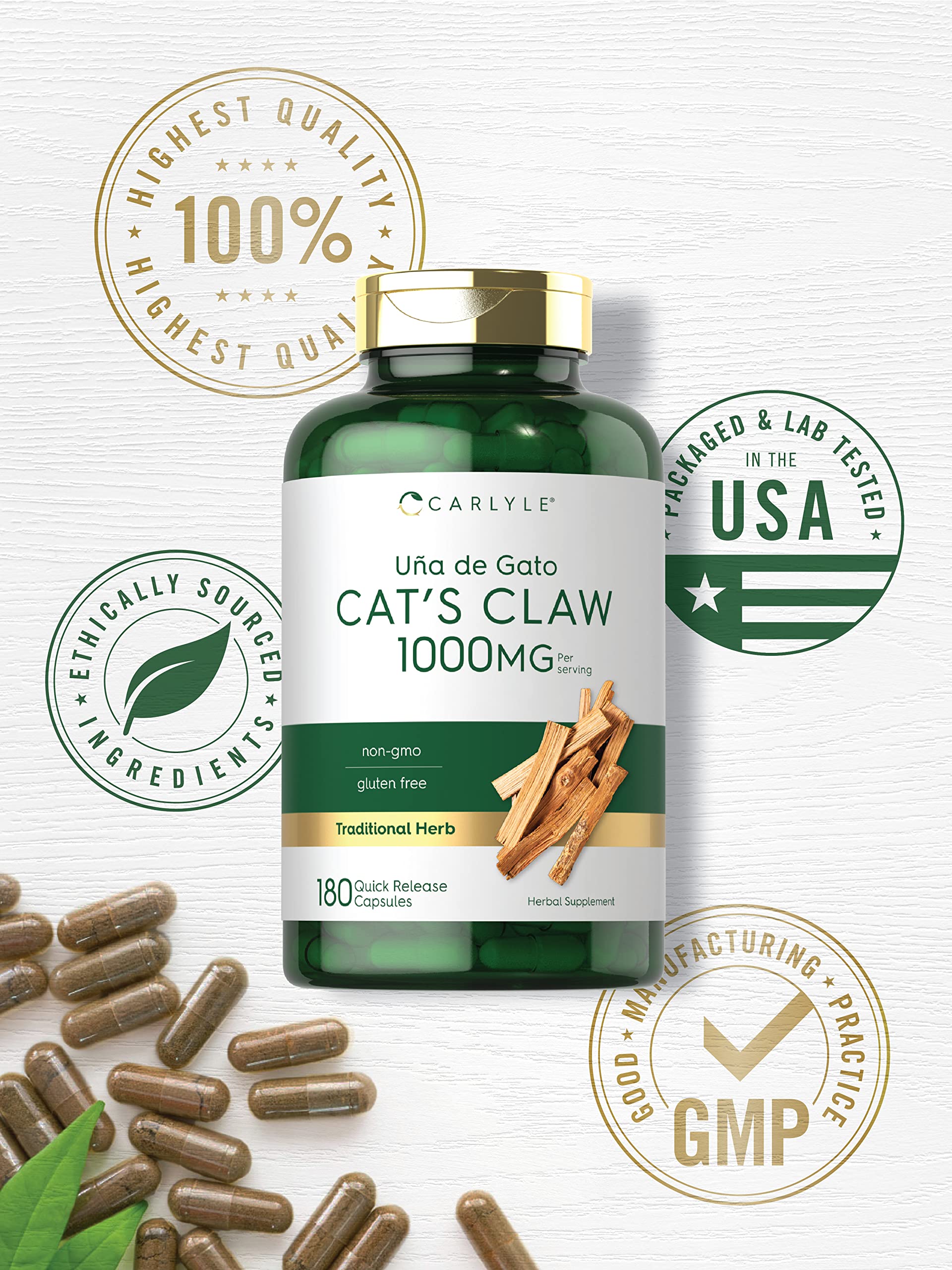 Carlyle Cat's Claw bottle side view