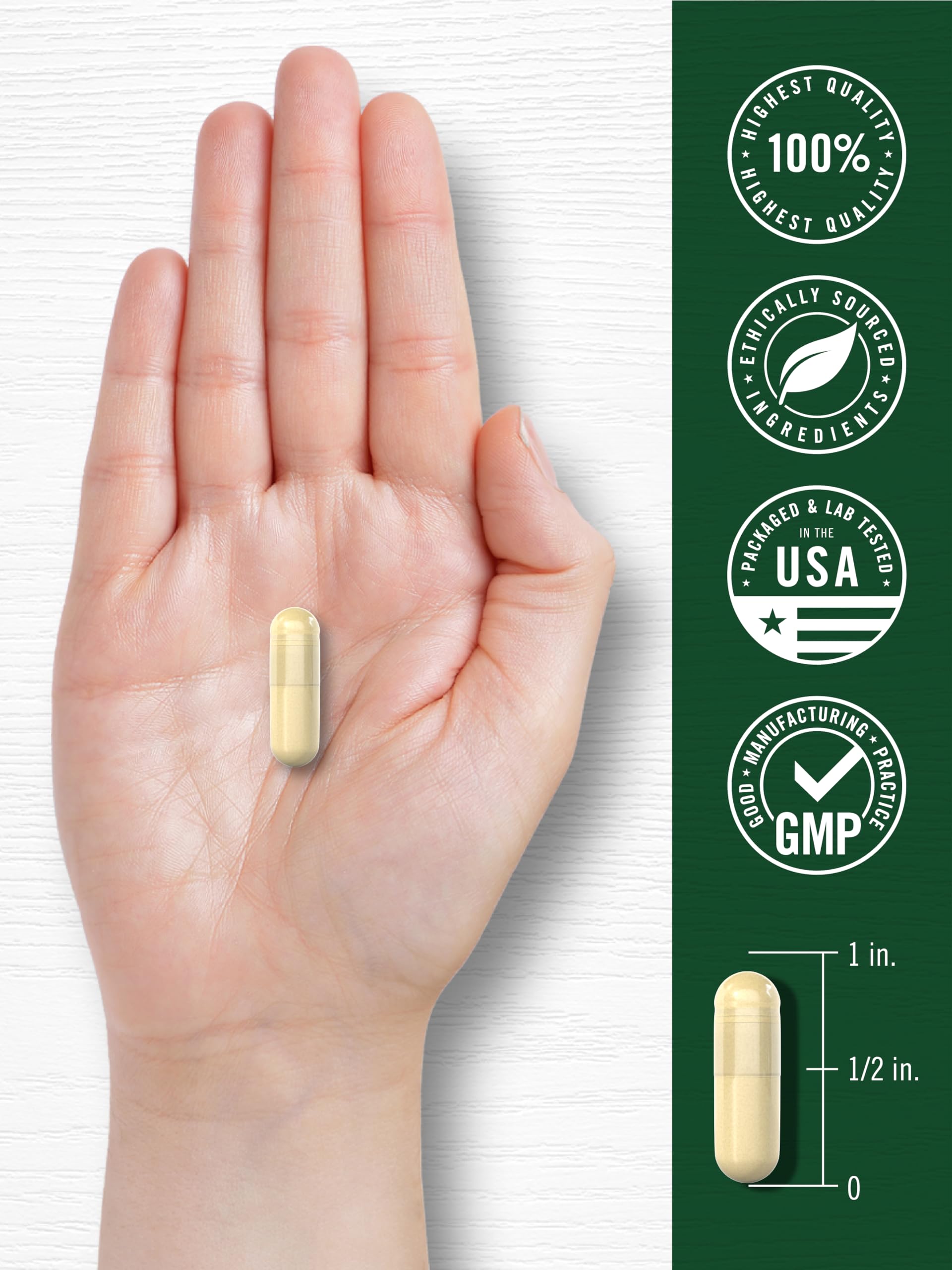 Carlyle Cayenne Pepper Capsules 500mg packaging on a wooden table
