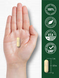 Carlyle Cayenne Pepper Capsules 500mg packaging on a wooden table